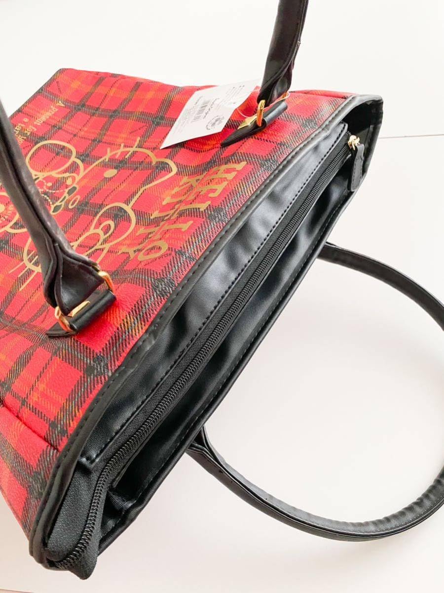 Amazon.co.jp: キティ 40周年 チェック柄 トートバッグ かばん キティ